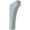 Ekena Millwork 1 3/4"W x 6"D x 10"H Clarksville Wood Vintage Decor Bracket, Driftwood Blue BKTWD02X06X10CVBU - alternate 1